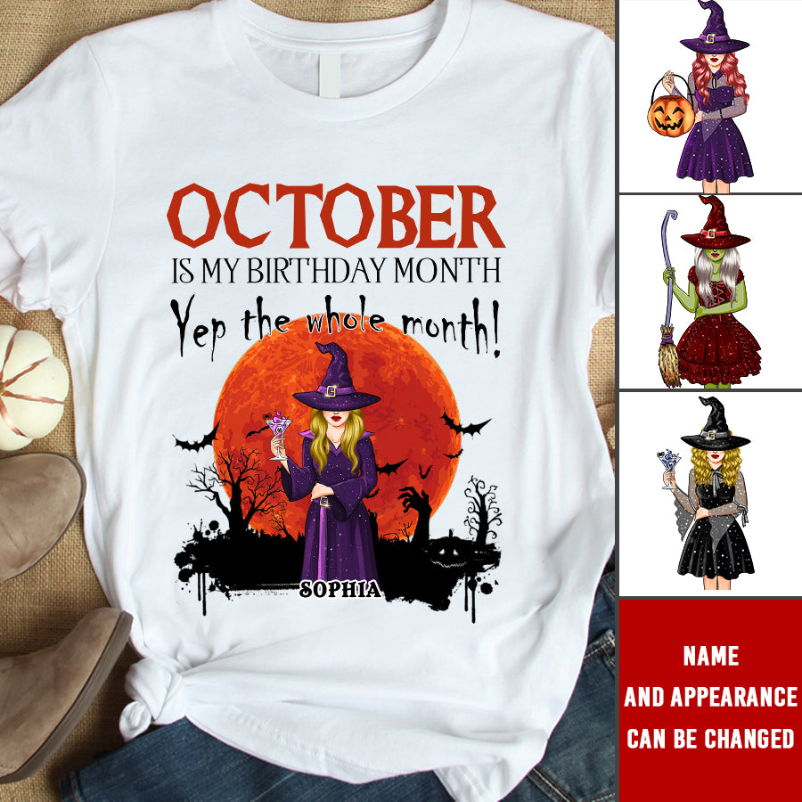 Custom Birthday Shirt, Queens are Born In October, October Birthday Shirts For Woman, October Birthday Gifts