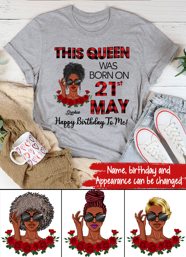 May Birthday Shirt, Custom Birthday Shirt, Queens Born In May, May Birthday Gifts, May shirts for Woman