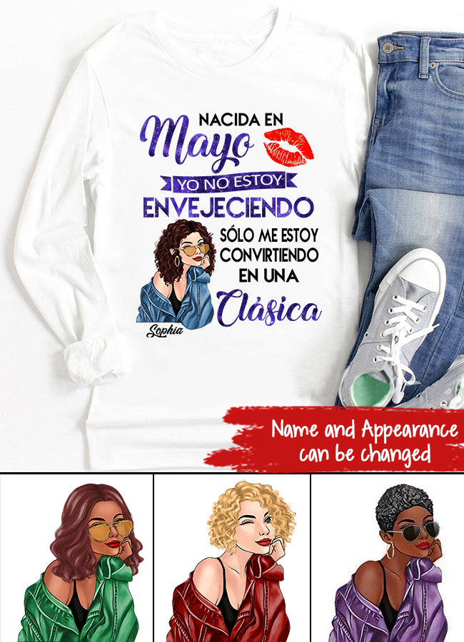 Camisa De Cumpleaños De Mayo, Camisa De Cumpleaños Personalizada, Reinas Nacidas En Mayo, Regalos De Cumpleaños De Mayo, Camisas De Mayo Para Mujeres