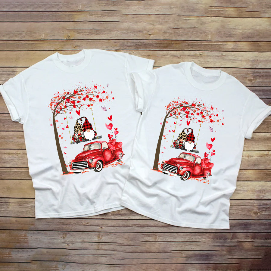 Gnome Valentine Shirts, Couples Valentines Shirts, Matching T Shirts For Couples, His And Her Valentine Shirts, T Shirts For Couples, Husband And Wife Shirt