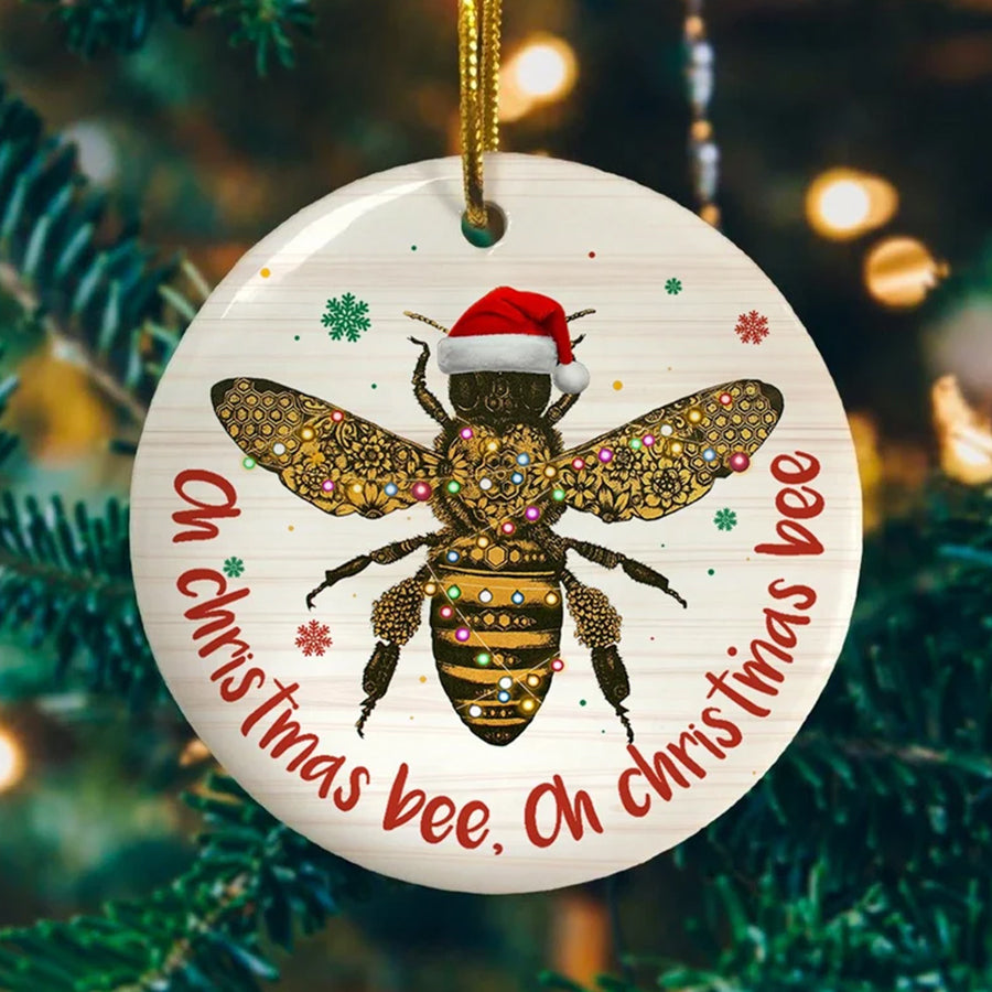 Oh Christmas Bee Oh Christmas Bee Christmas Ornament, Bee christmas ornament,  Best Christmas Gifts 2021