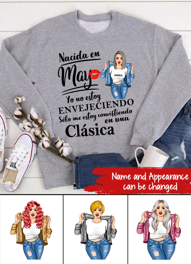 Camisa De Cumpleaños De Mayo, Camisa De Cumpleaños Personalizada, Reinas Nacidas En Mayo, Regalos De Cumpleaños De Mayo, Camisas De Mayo Para Mujeres