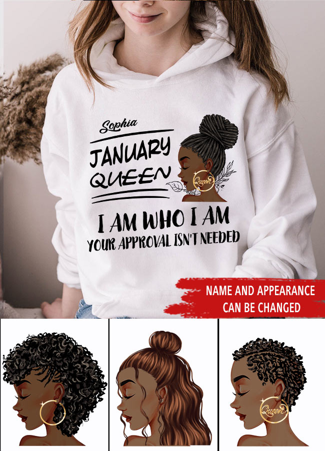 January Birthday Shirt, Custom Birthday Shirt, Queens was Born In January, January Birthday Shirts For Woman, January Birthday Gifts
