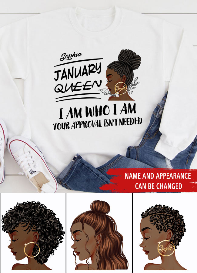 January Birthday Shirt, Custom Birthday Shirt, Queens was Born In January, January Birthday Shirts For Woman, January Birthday Gifts