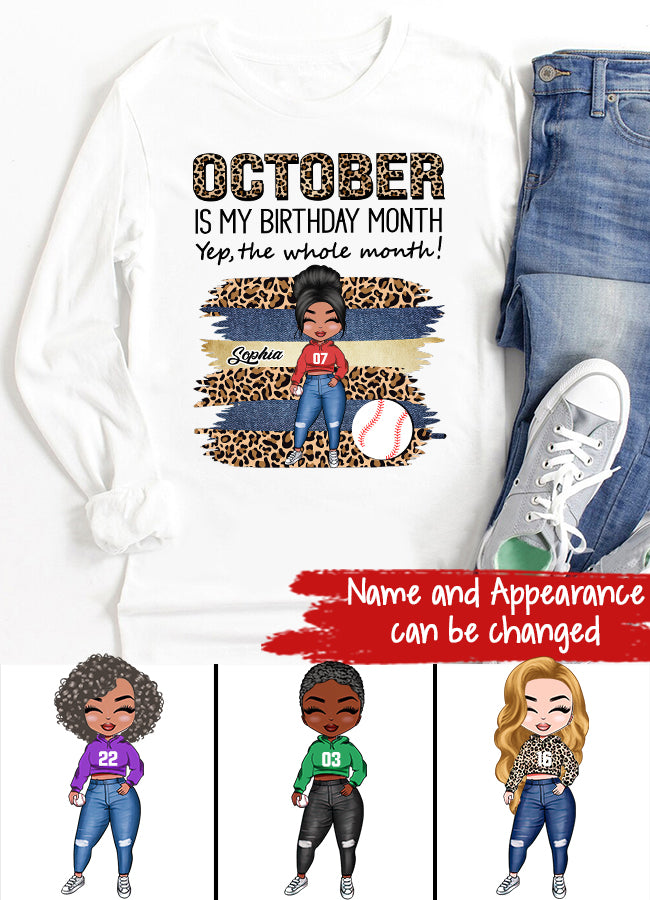 October Birthday Shirt, Custom Birthday Shirt, Queens are Born In October, October Birthday Shirts For Woman, October Birthday Gifts
