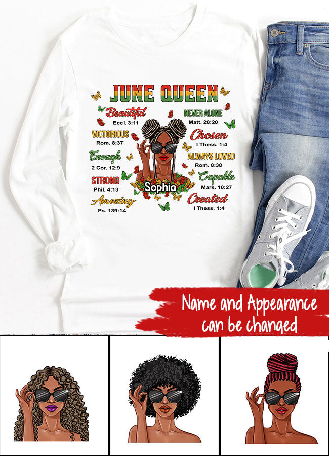 Personalized Shirt - Juneteenth T Shirt, Black Women&#39;s Juneteenth t shirt, Juneteenth shirt ideas, Black History Gift For Black Woman