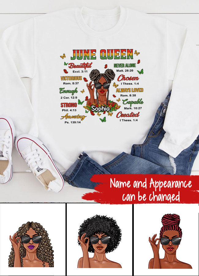 Personalized Shirt - Juneteenth T Shirt, Black Women&#39;s Juneteenth t shirt, Juneteenth shirt ideas, Black History Gift For Black Woman