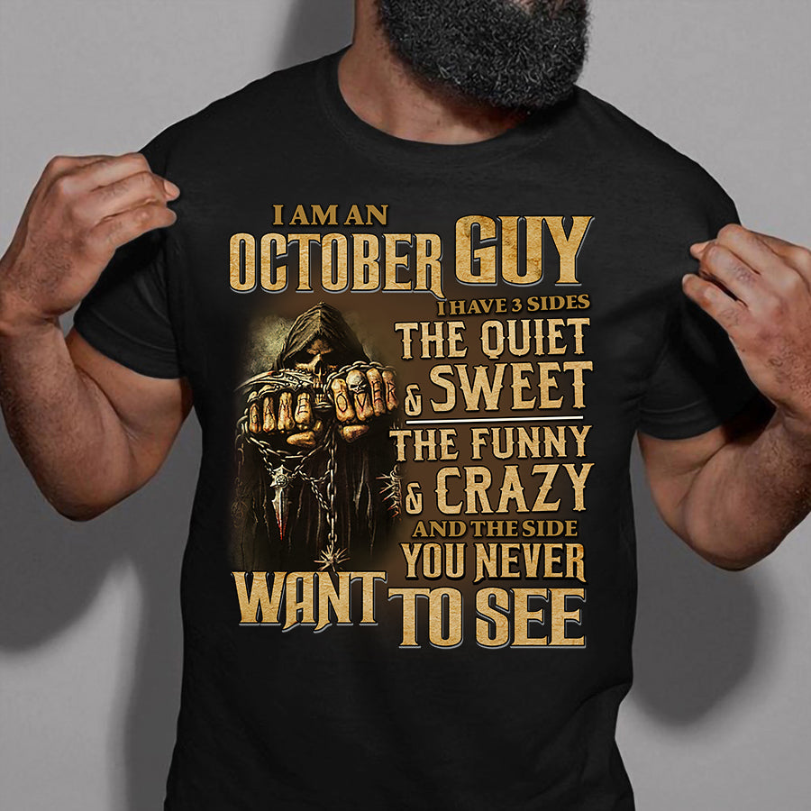 October Birthday Shirt, Kings are Born In October, October Birthday Shirts For Men, October Birthday Gifts, October Is My Birthday Month, Yep The Whole Month