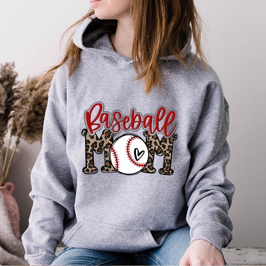Baseball Mom Shirt Leopard Baseball Mom Game Day Vibes T-ball Mom Mother&#39;s Day T-Shirt Mother Day Shirts