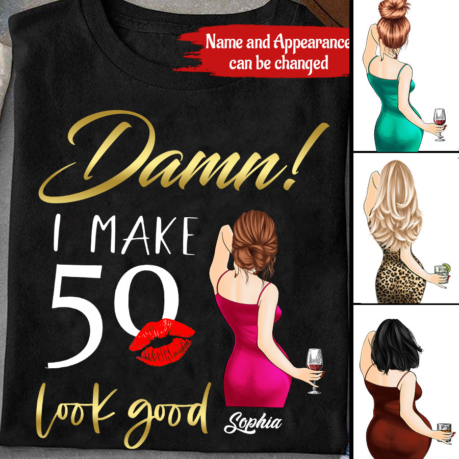 50th Birthday Shirts, Custom Birthday Shirts, Turning 50 Shirt, Gifts For Women Turning 50, 50 And Fabulous Shirt, 1973 Shirt, 50th Birthday Shirts For Her