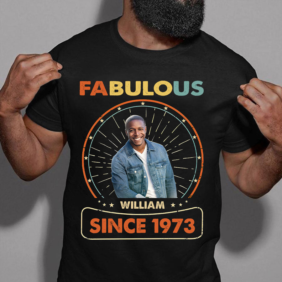 50th Birthday Shirts, Custom Birthday Shirts, Turning 50 Shirt, Gifts For Men Turning 50, 50 And Fabulous Shirt, 1973 Shirt, 50th Birthday Shirts For Him