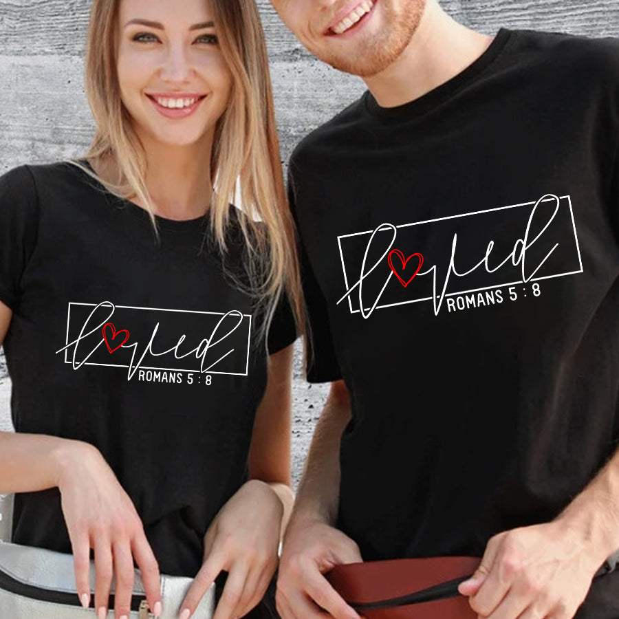 Couples Valentines Day Shirts, Christian Valentine Shirts, Matching T Shirts For Couples, His And Her Valentine Shirts, Couple Shirt, Husband And Wife Shirt