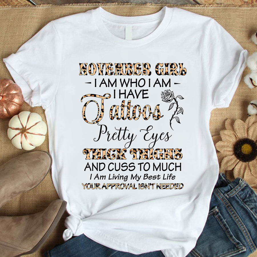 November Birthday Shirt, Birthday Shirt, Queens are Born In November, November Birthday Shirts For Woman, November Birthday Gifts