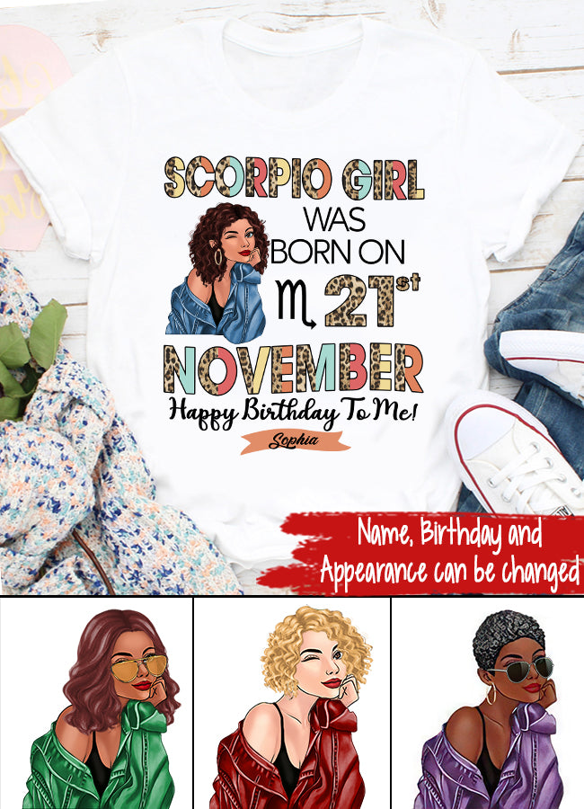 Custom Birthday Shirt, Scorpio Zodiac t shirt,  Scorpio Birthday shirt, Scorpio t shirts for ladies, Scorpio queen t shirt, Scorpio Queen Birthday shirt