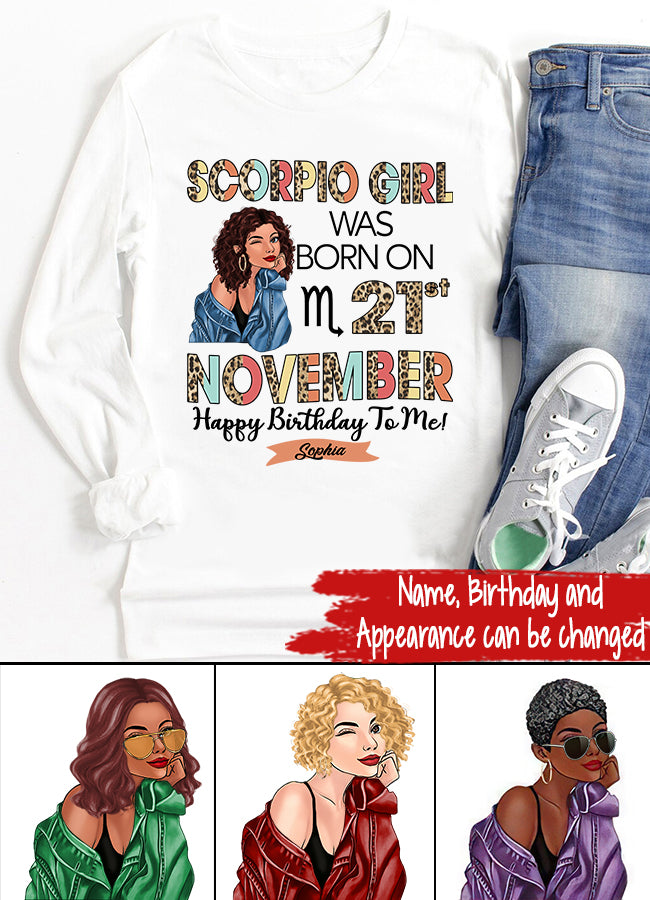 Custom Birthday Shirt, Scorpio Zodiac t shirt,  Scorpio Birthday shirt, Scorpio t shirts for ladies, Scorpio queen t shirt, Scorpio Queen Birthday shirt