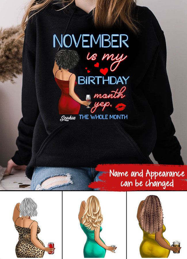 November Birthday Shirt, Custom Birthday Shirt, Queens was Born In November, November Birthday Shirts For Woman, November Birthday Gifts