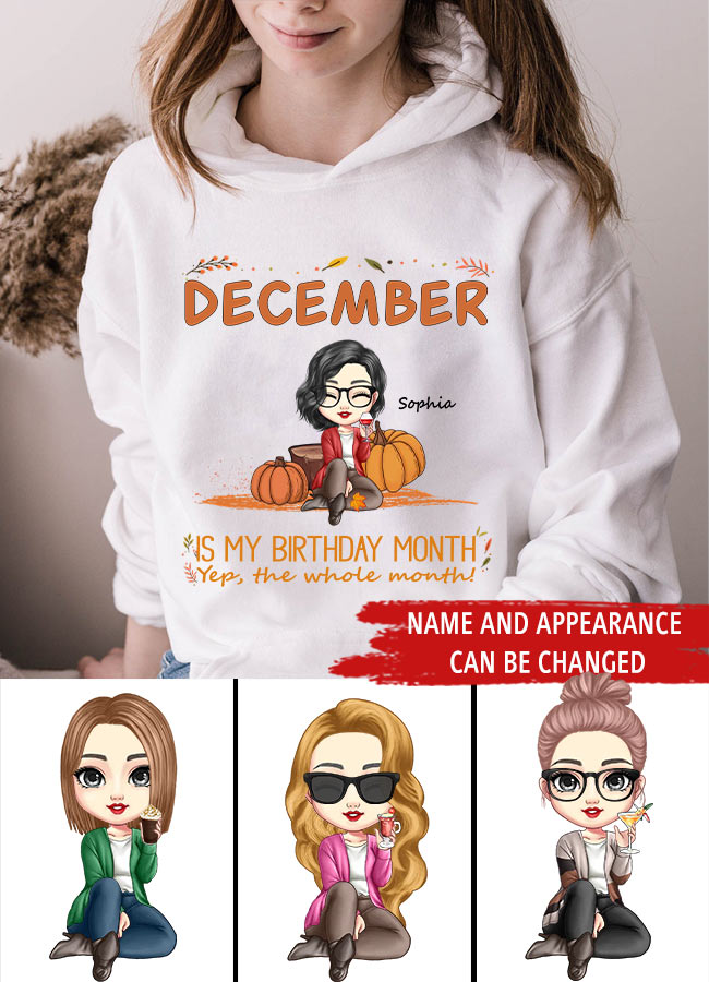 December Birthday Shirt, Custom Birthday Shirt, Queens Born In December, December Birthday Shirts For Woman, December Birthday Gifts