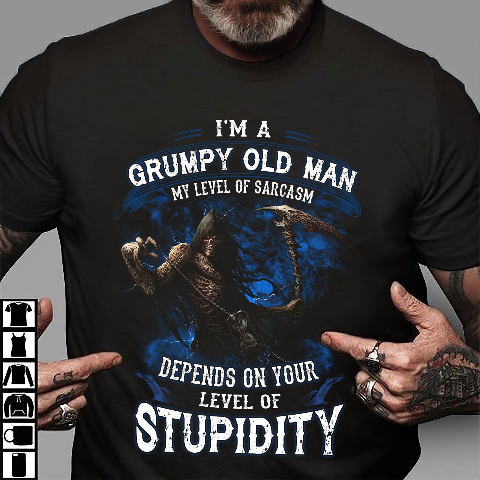 Skull T Shirt Mens, Grumpy Old Man Shirt, Skull Shirt, Shirt For Men ,Best T Shirts