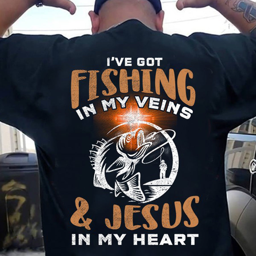Jesus Fish Shirt, Jesus Shirt, Fish T Shirt, Jesus Christ T Shirt Fishing Lover T Shirt For Men
