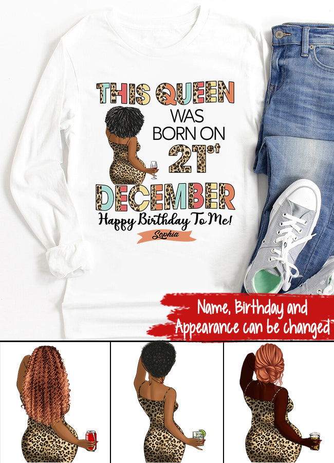 December Birthday Shirt, Custom Birthday Shirt, Queens Born In December, December Birthday Shirts For Woman, December Birthday Gifts