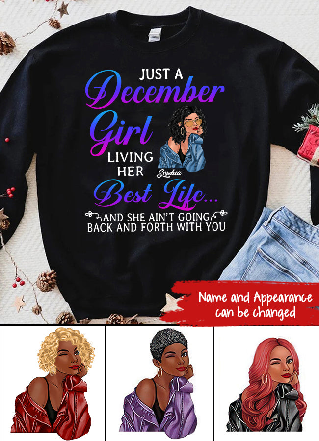 Custom December Birthday Shirt For Woman, Queens Are Born In December Gifts, Melanin Afro Woman Shirt, Black Girl Tee, Afro Queen Gift