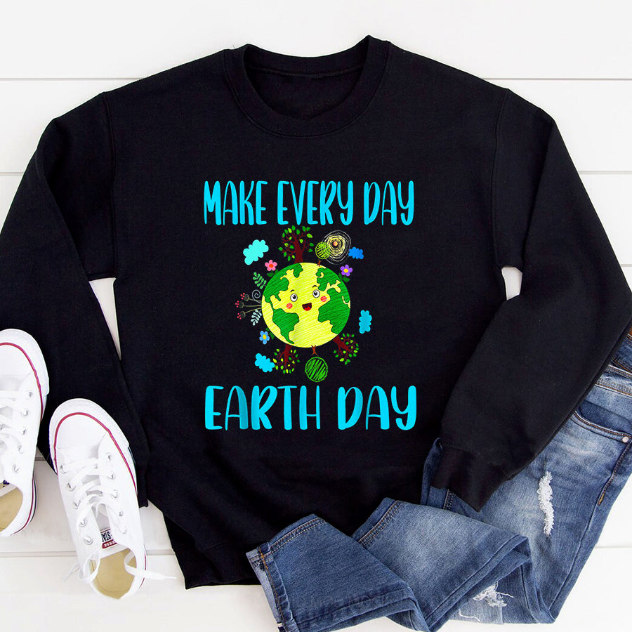 Earth Day Everyday Shirt Earth Day 2022 Make Every Day Earth Day Teacher Funny T-Shirt Save The Planet Shirts