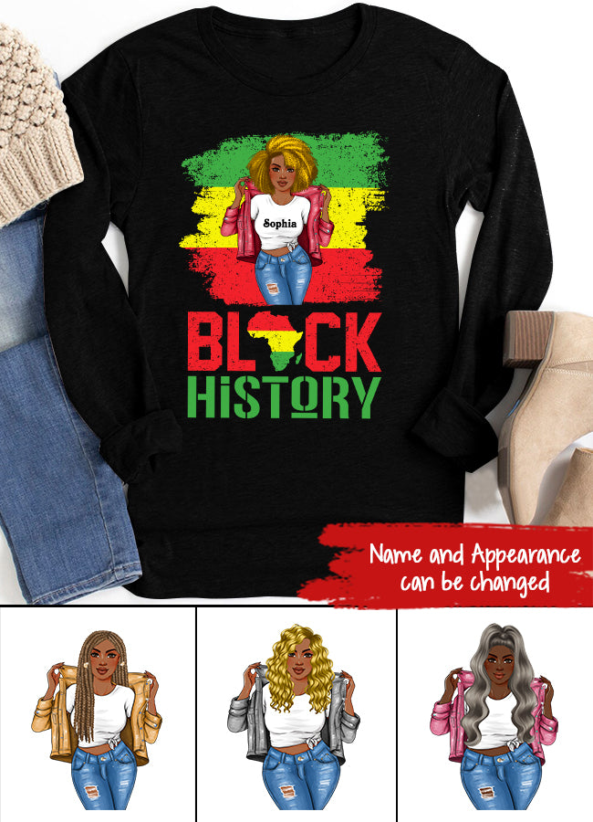 I Am Black History - Black History Month &amp; Pride Gift T-Shirt