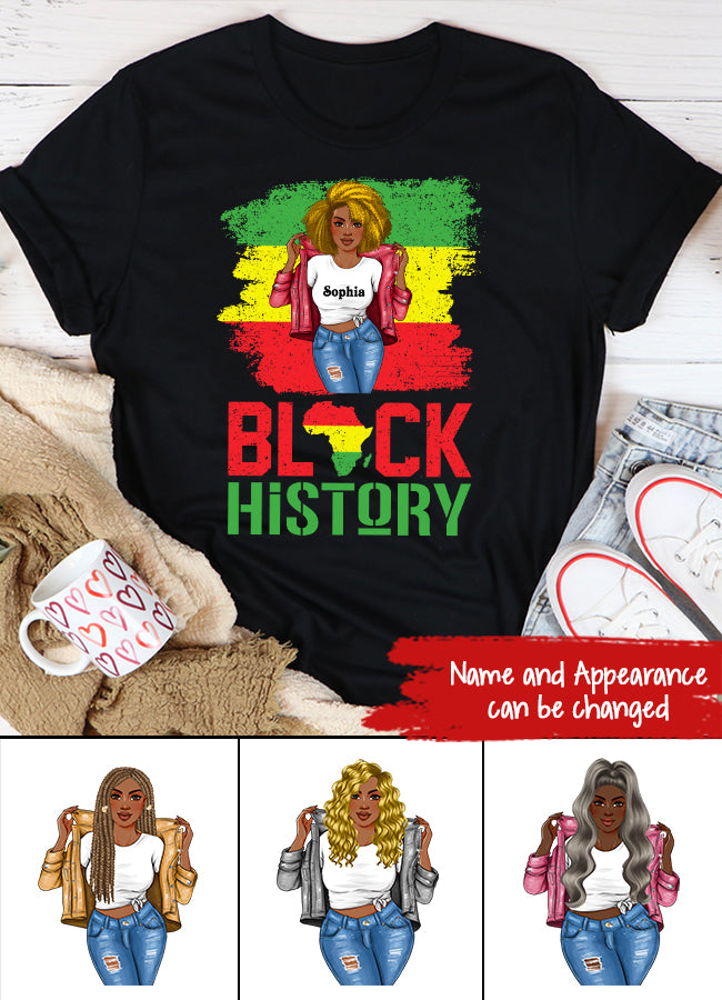 I Am Black History - Black History Month &amp; Pride Gift T-Shirt
