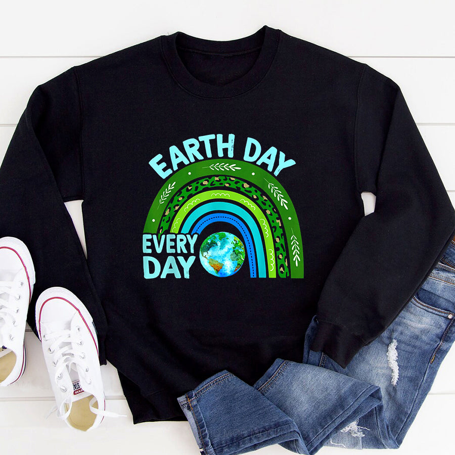 Earth Day Everyday Shirt Earth Day Everyday Rainbow Design Earth Day T-Shirt Save The Planet Shirts