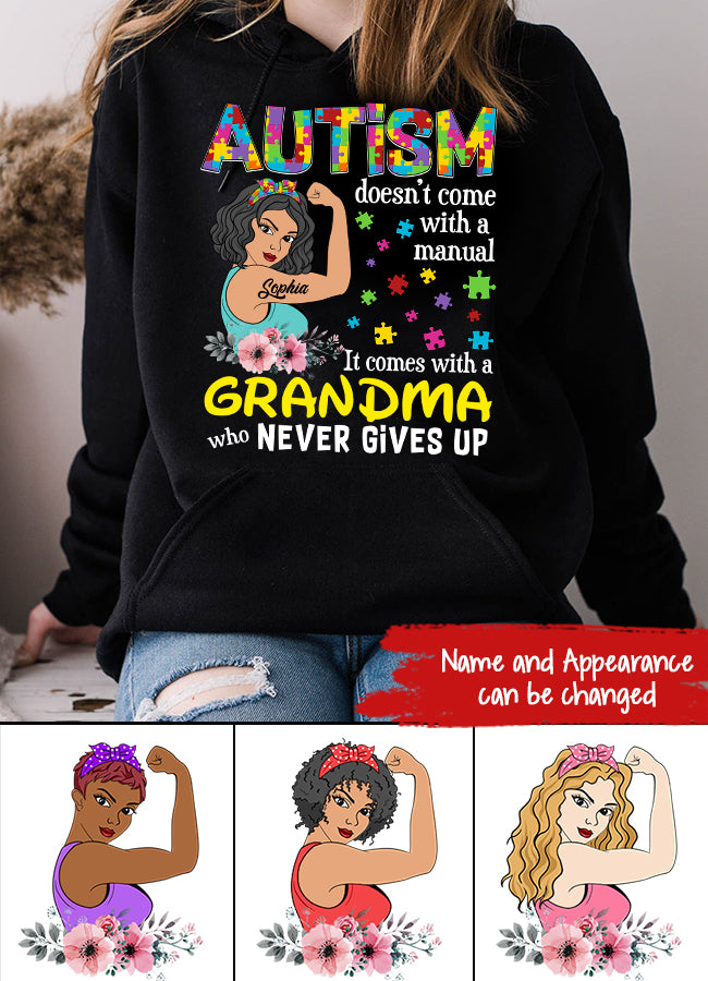 Autism Doesn&#39;t Come With A Manual T Shirt - Custom T Shirt