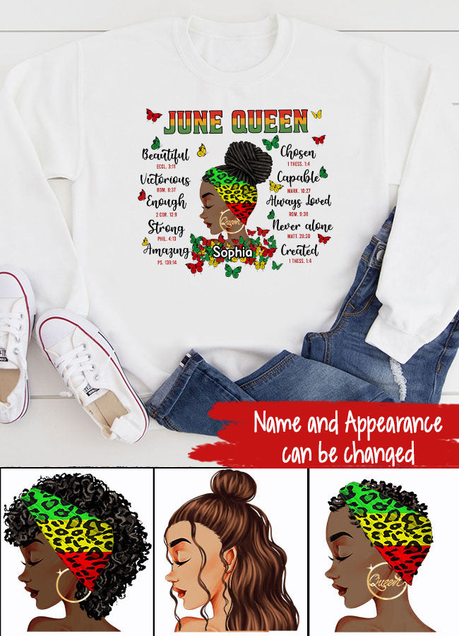 Personalized Shirt - Juneteenth T Shirt, Black Women's Juneteenth t shirt, Juneteenth shirt ideas, Black History Gift For Black Woman
