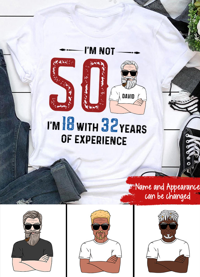 50th Birthday Shirts, Custom Birthday Shirts, Turning 50 Shirt, Gifts For Men Turning 50, 50 And Fabulous Shirt, 1973 Shirt, 50th Birthday Shirts For Him