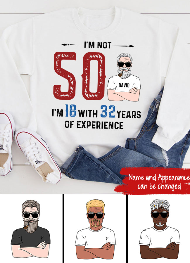 50th Birthday Shirts, Custom Birthday Shirts, Turning 50 Shirt, Gifts For Men Turning 50, 50 And Fabulous Shirt, 1973 Shirt, 50th Birthday Shirts For Him