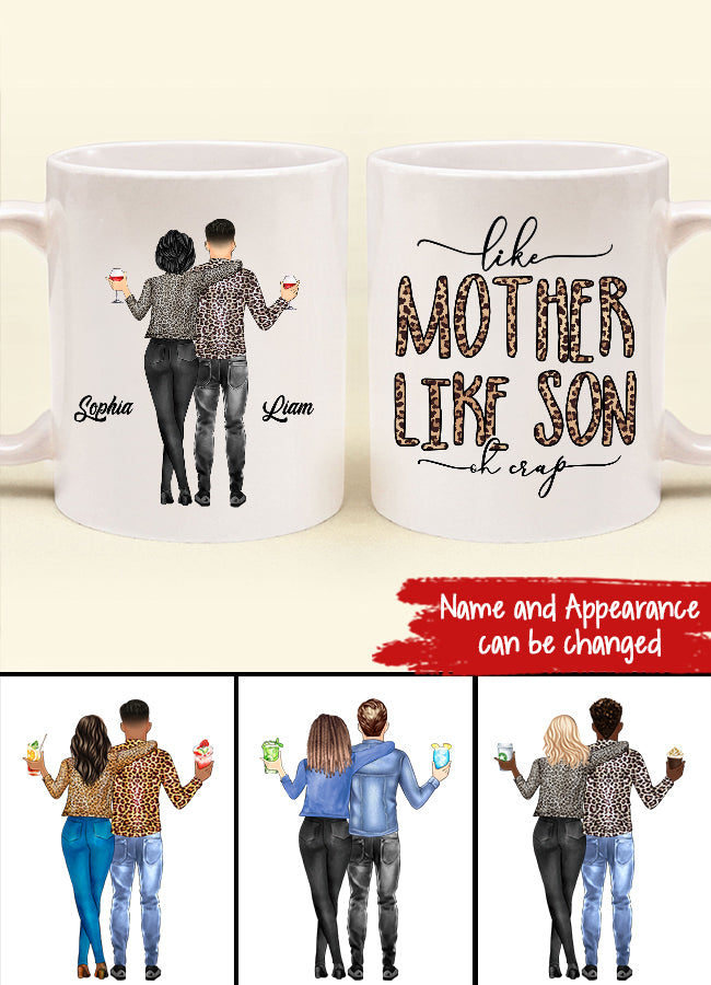 Custom Mothers Day Mug, Mothers Day Mug, Mom Coffee Mug, Happy Mother Day Mug, Like Mother Like Son Mug, Mothers Day Cup, Mother Day Gift
