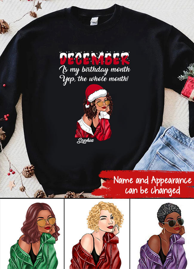December Birthday Shirt, Custom Birthday Shirt, Queens Are Born In December, December Birthday Shirts For Woman, December Birthday Gifts