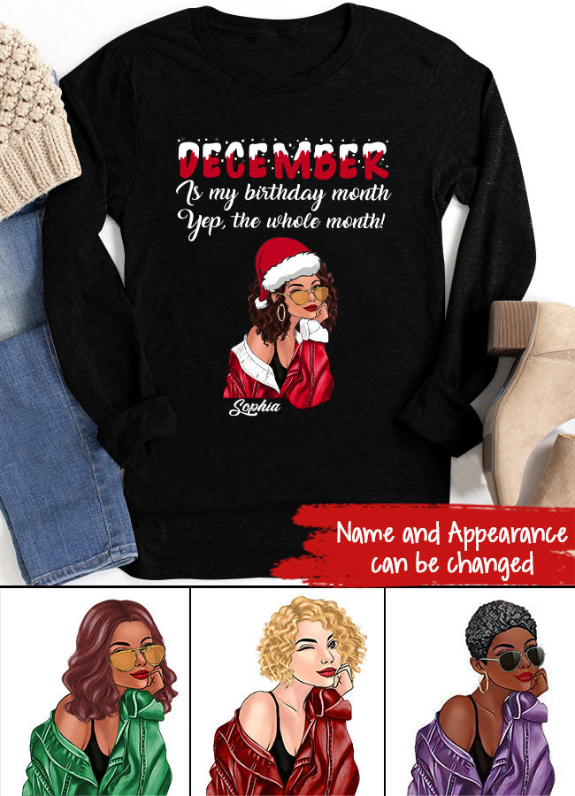 December Birthday Shirt, Custom Birthday Shirt, Queens Are Born In December, December Birthday Shirts For Woman, December Birthday Gifts