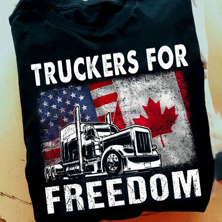 FreeDom Shirt, Truckers Shirt, Truck Driver Shirts, Funny Trucker Shirts, Semi Truck Shirts, Vintage Trucker Shirts, Gifts For Truck Drivers