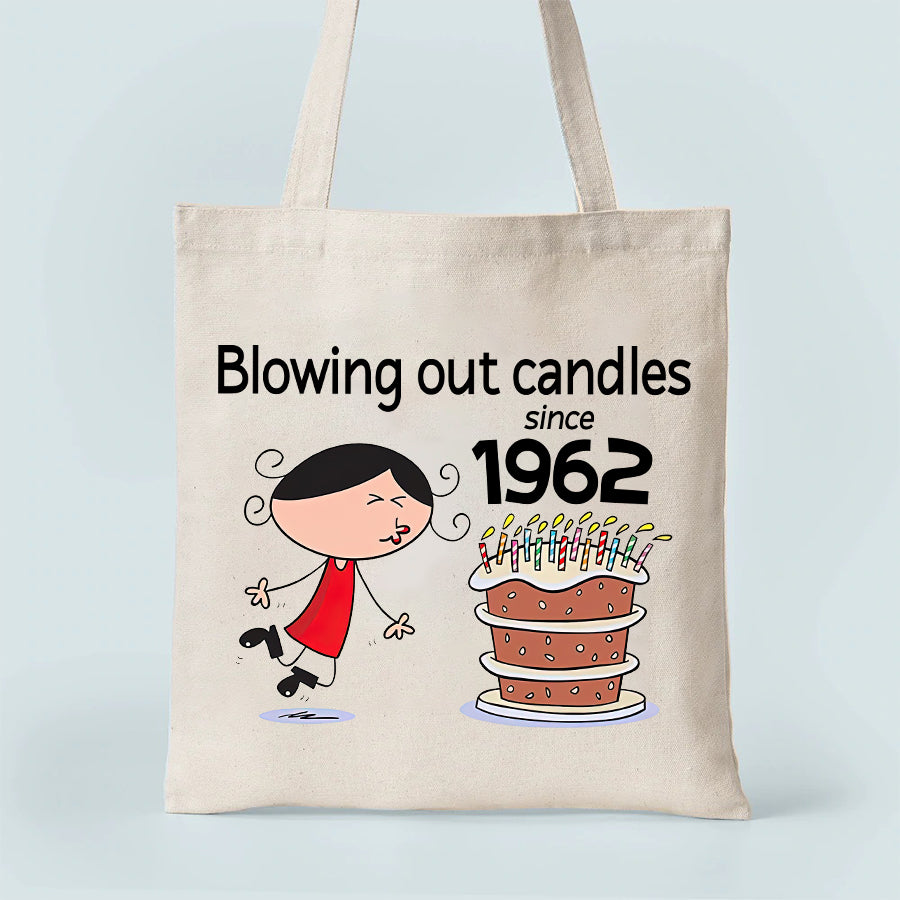 60th Birthday, Fabulous Since 1962 Turning 60 Birthday, Gifts For Women Turning 60, 60 And Fabulous Tote Bag - Birthday Gift For Her, Girl, Woman