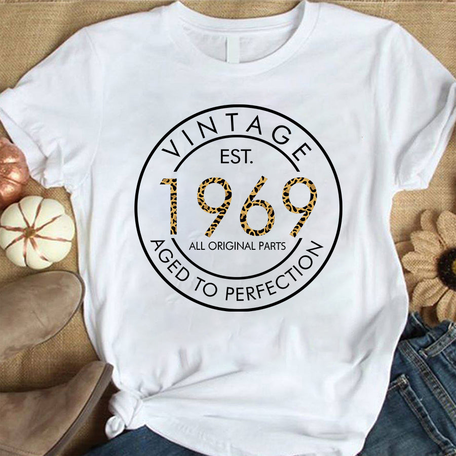 53rd Birthday Shirts, Custom Birthday Shirts, Turning 53 Shirt, Gifts For Women Turning 53, 53 And Fabulous Shirt, 1969 Shirt, 53rd Birthday Shirts For Her, Vintage 1969 Limited Edition