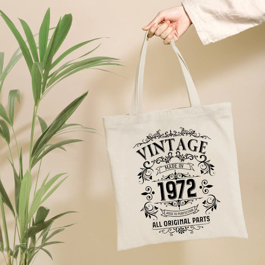 50th Birthday, Fabulous Since 1972 Turning 50 Birthday, Gifts For Women Turning 50, 50 And Fabulous Tote Bag - Birthday Gift For Her, Girl, Woman