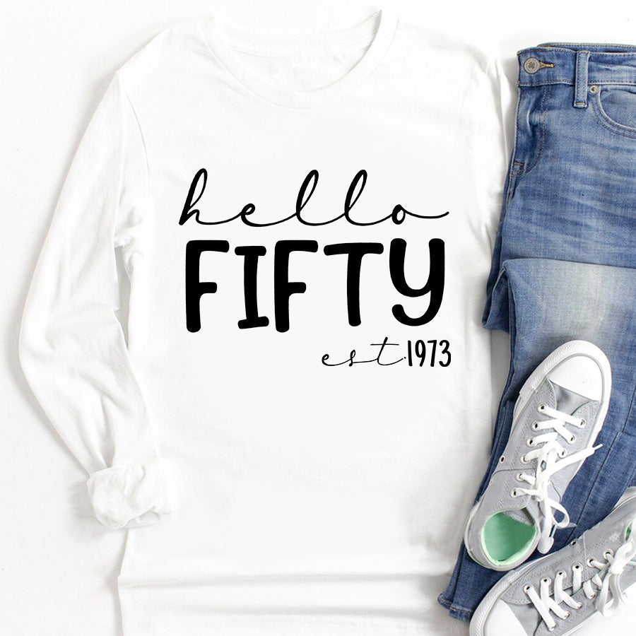 50th Birthday Shirts, Custom Birthday Shirts, Turning 50 Shirt, Gifts For Women Turning 50, 50 And Fabulous Shirt, 1973 Shirt, 50th Birthday Shirts For Her, Vintage 1973 Limited Edition