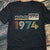 Vintage 1974 - 48 years of being awesome 48th birthday unique t shirt for woman, her gifts for 48 years old, Turning 48 and fabulous birthday cotton shirt