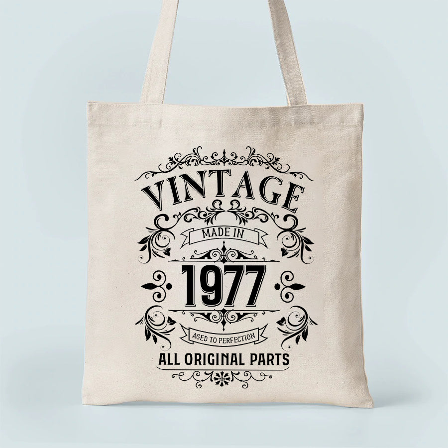 45th Birthday, Fabulous Since 1977 Turning 45 Birthday, Gifts For Women Turning 45, 45 And Fabulous Tote Bag - Birthday Gift For Her, Girl, Woman