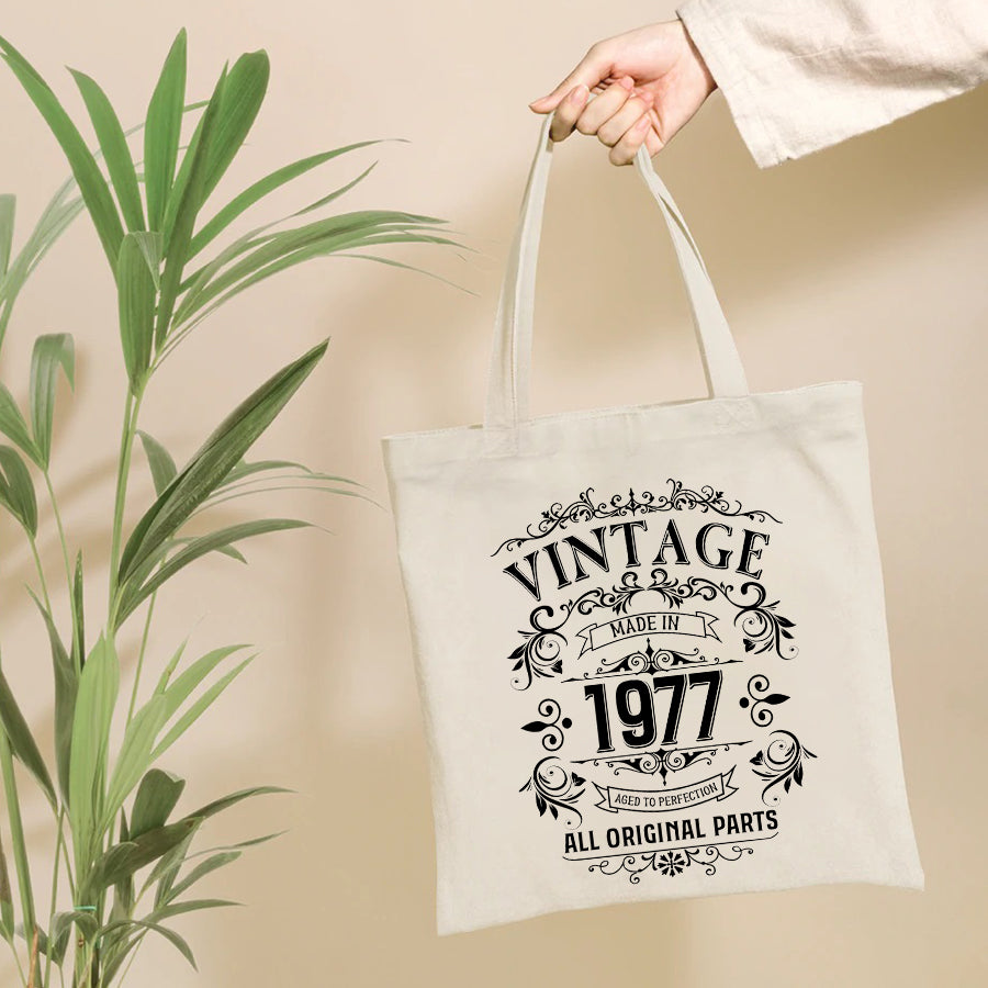 45th Birthday, Fabulous Since 1977 Turning 45 Birthday, Gifts For Women Turning 45, 45 And Fabulous Tote Bag - Birthday Gift For Her, Girl, Woman