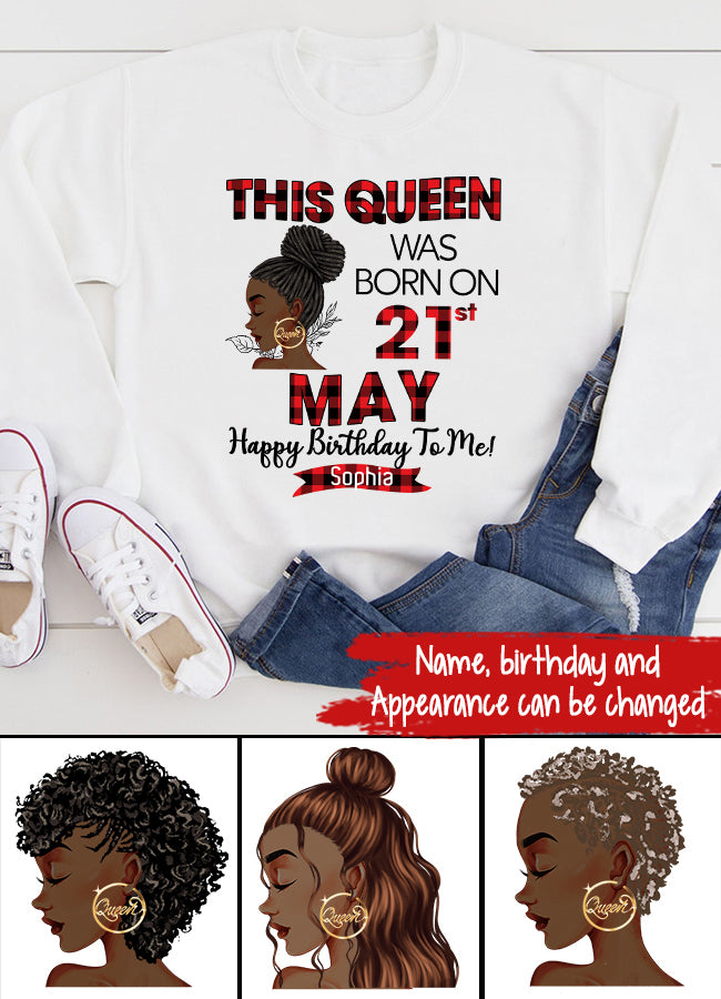 May Birthday Shirt, Custom Birthday Shirt, Queens Born In May, May Birthday Gifts, May Shirts For Woman