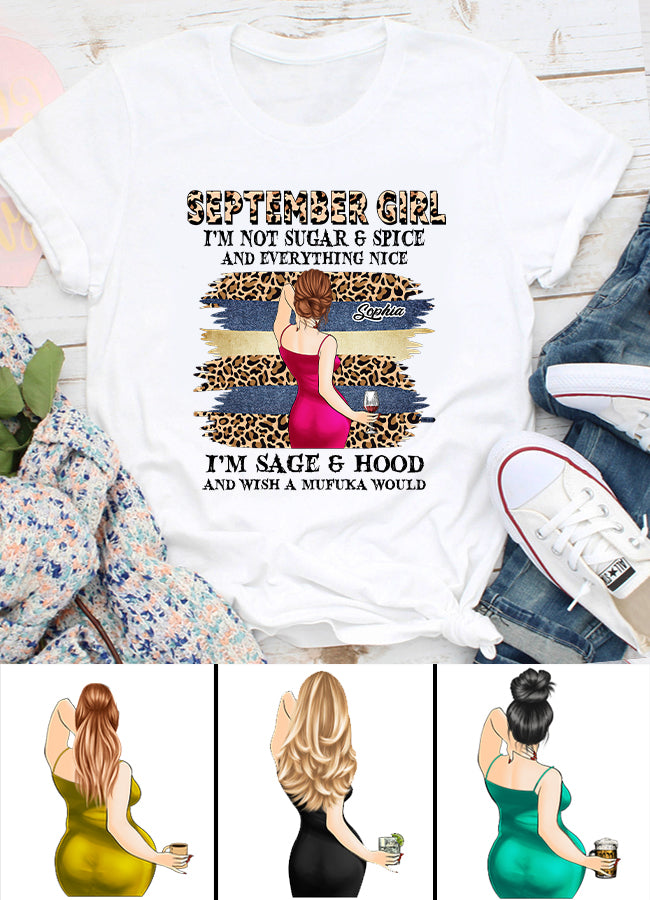 September Birthday Shirt, Custom Birthday Shirt, Queens are Born In September, September Birthday Shirts For Woman, September Birthday Gifts