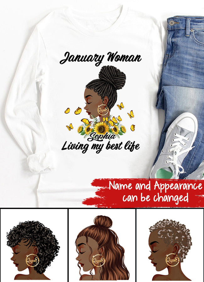 January Birthday Shirt, Custom Birthday Shirt, Queens was Born In January, January Birthday Shirts For Woman, January Birthday Gifts