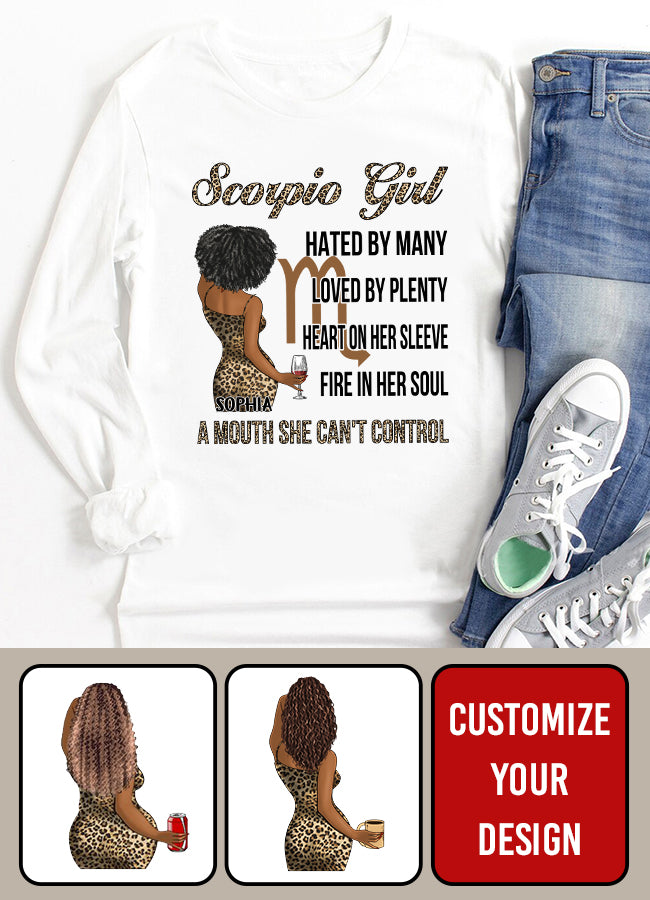 Custom Birthday Shirt, Scorpio Zodiac t shirt, Scorpio Birthday shirt, Scorpio t shirts for ladies, Scorpio queen t shirt, Scorpio Queen Birthday shirt