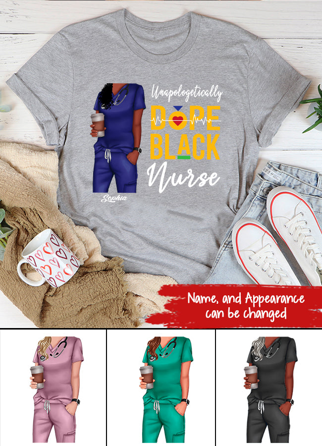 Unapologetically Dope Black Nurse Shirt, Unapologetic Black Nurse Shirt, Black Nurse Magic Shirt, Black Nurse Shirt, Black Nurse Pride Tee