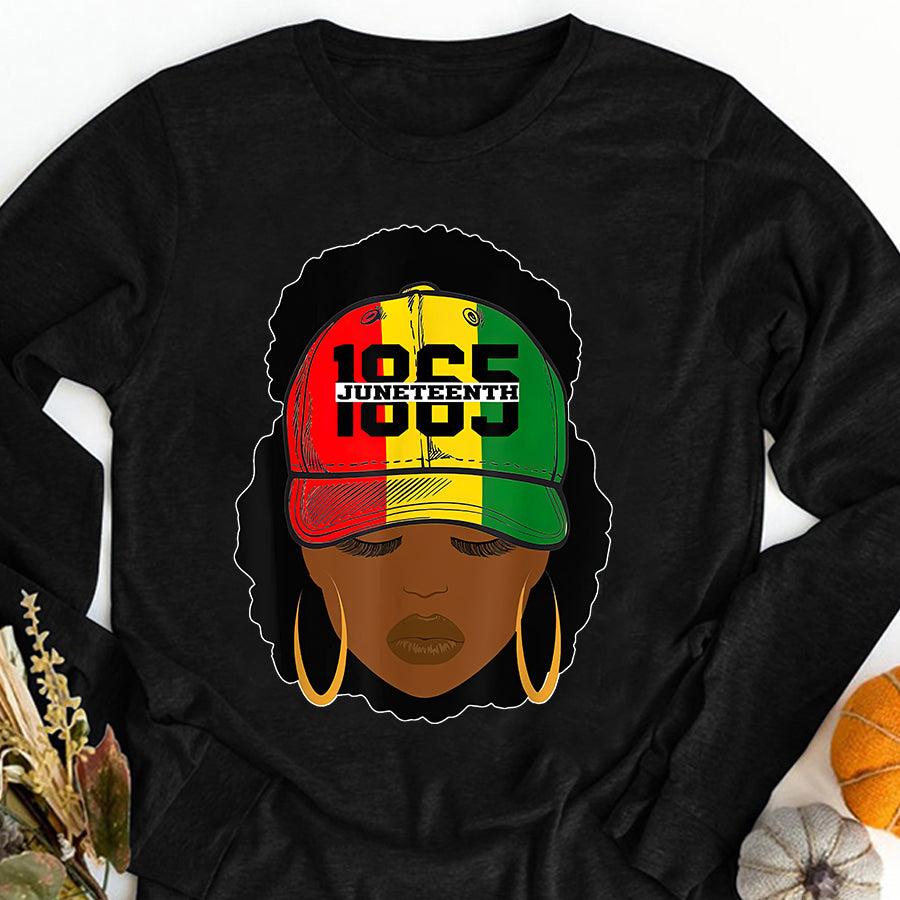 Juneteenth Shirt Happy Juneteenth Is My Independence Day Free Black Women T-Shirt